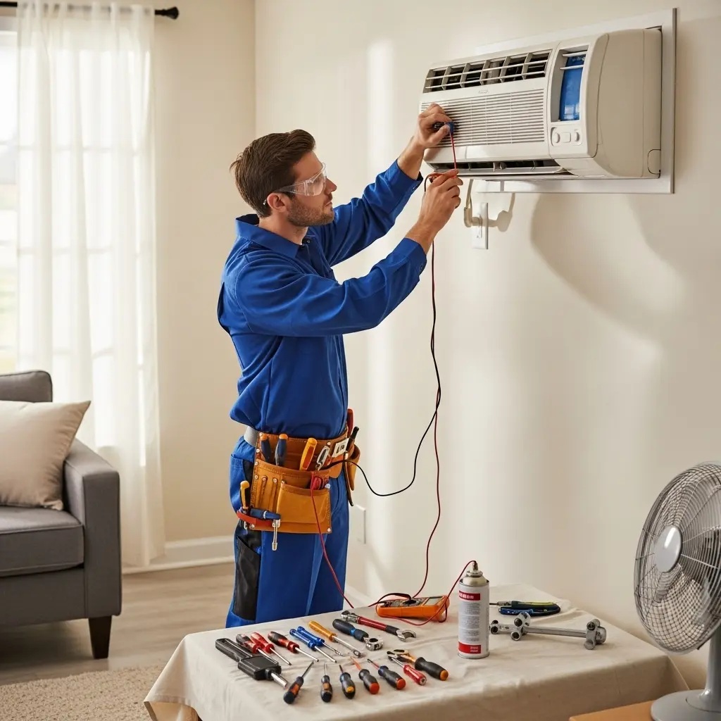 Kızılcahamam Daikin Daikin klima gaz dolumu ve bakım – Enerji verimliliği artırıldı. - Teknik servis örneği